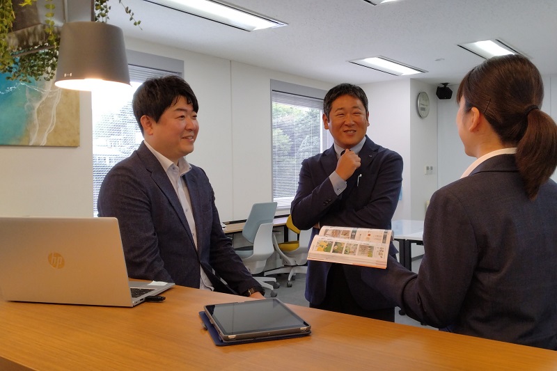 社員は会社の宝物。社員や社員の家族からの信頼を大切にしています。